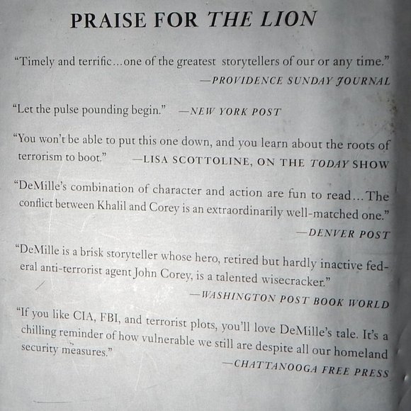 <3   The Panther Book By Nelson DeMille   <3 - Picture 2 of 9